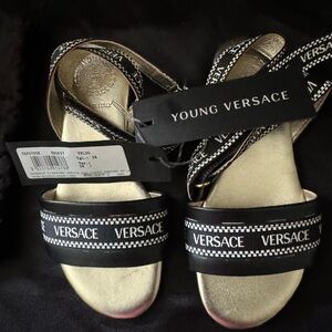 Authentic Young Versace Sandals. Size 26